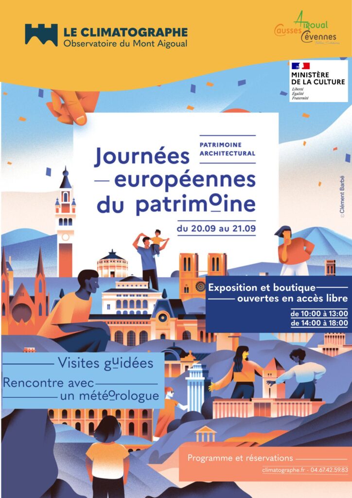 journées européennes du patrimoine au climatographe du Mont Aigoual