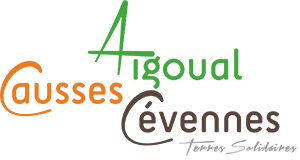 Logo de la communauté de communes Causses Aigoual Cévennes, qui soutien le climatographe du Mont Aigoual