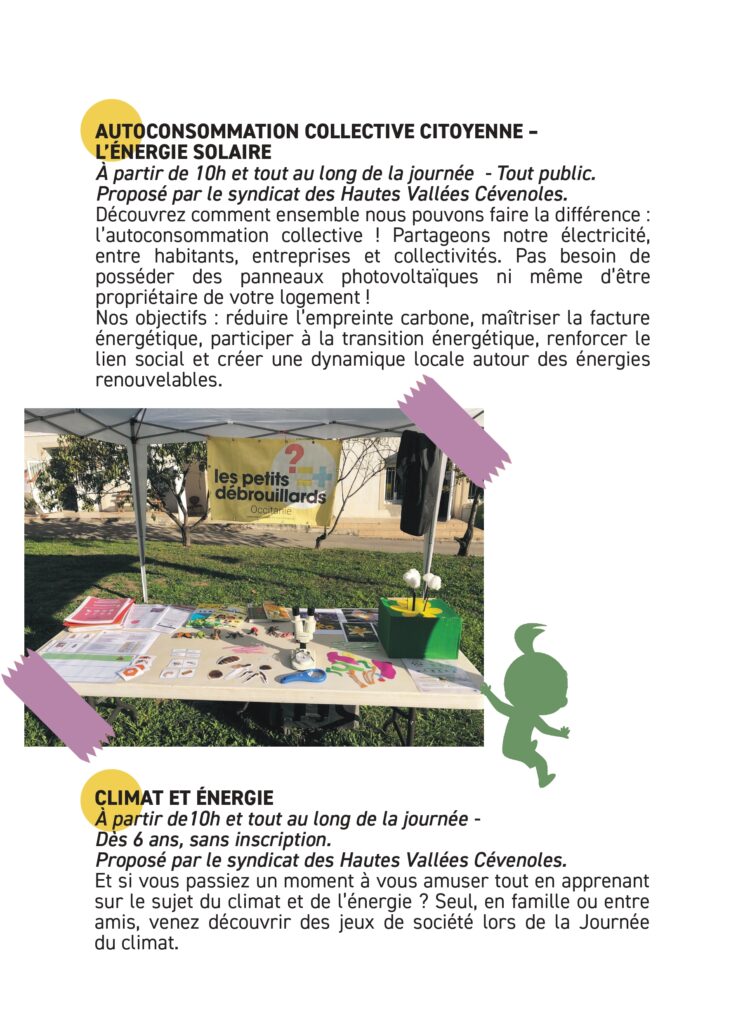 Les différentes associations présentent leur programme pour les journées du climat à Alès avec le climatographe du Mont Aigoual