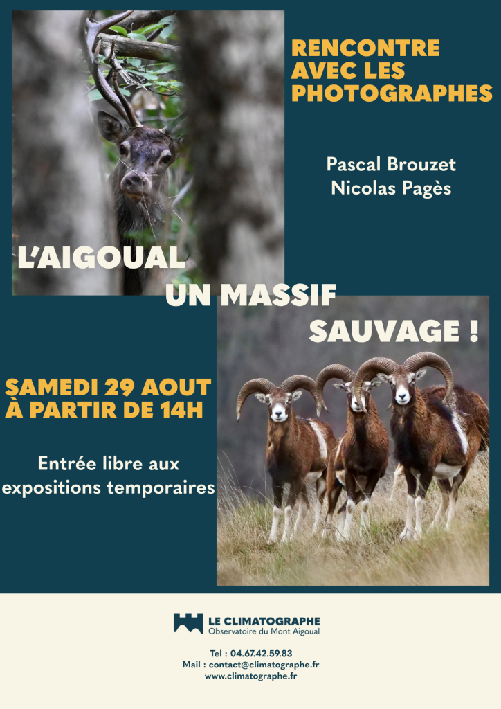 29 août Aigoual, un massif sauvage - entrée libre